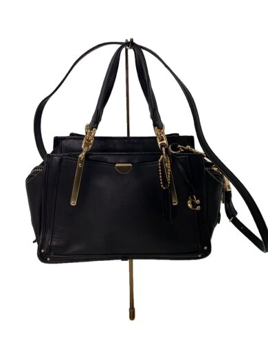 商品画像：ショルダーバッグ/レザー/BLK/32190// 1