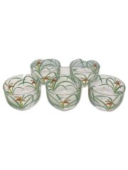 グラス/5点セット/CLR/蘭のはなぞの/冷茶碗