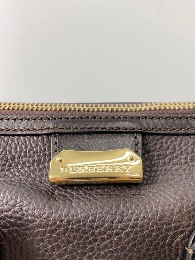 商品画像：ボストンバッグ/レザー/BRW/無地 5