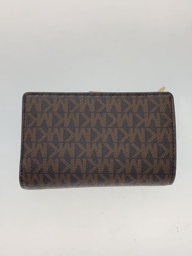 商品画像：2つ折り財布/フェイクレザー/BRW/総柄/レディース/AV-2411 2