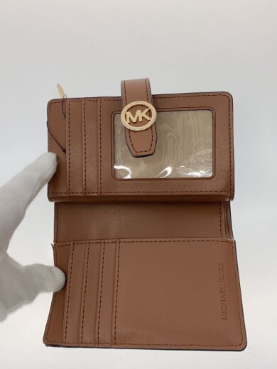 商品画像：2つ折り財布/フェイクレザー/BRW/総柄/レディース/AV-2411 4