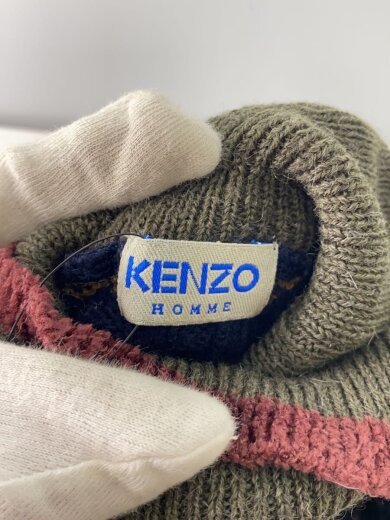 商品画像：ニット・セーター(薄手)/FREE/ウール/NVY/チェック 3