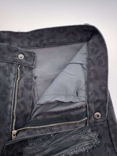 商品画像：Leopard Damage Flare Pants/S/デニム/GRN/レオパード/GRApt1676 3