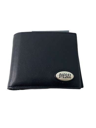 商品画像：2つ折り財布/レザー/BLK/メンズ 1