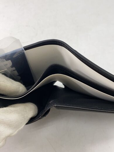 商品画像：2つ折り財布/レザー/BLK/メンズ 6