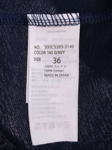 商品画像：半袖ワンピース/36/コットン/NVY/300CS283-3140// 4