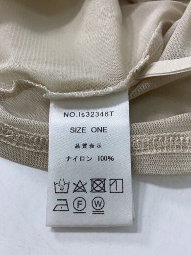 商品画像：長袖カットソー/one/ナイロン/BEG/無地/ls32346T 4