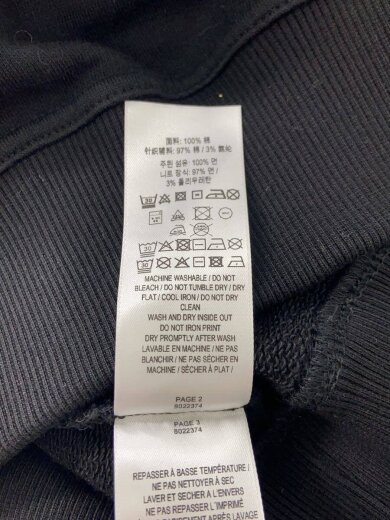 商品画像：パーカー/XS/コットン/BLK 4