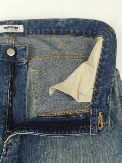 画像：MONKEY TIME × WRANGLERストレートパンツ/M/コットン/IDG/無地/S1112/WRANGLER4