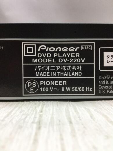 画像：PioneerDVDプレーヤー DV-220V5