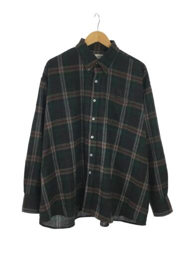 画像：OUR LEGACY22AW/BORROWED BD SHIRT/長袖シャツ/48/ウール/マルチカラー/チェック1