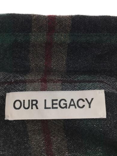画像：OUR LEGACY22AW/BORROWED BD SHIRT/長袖シャツ/48/ウール/マルチカラー/チェック3
