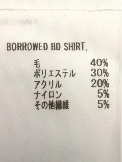 画像：OUR LEGACY22AW/BORROWED BD SHIRT/長袖シャツ/48/ウール/マルチカラー/チェック5