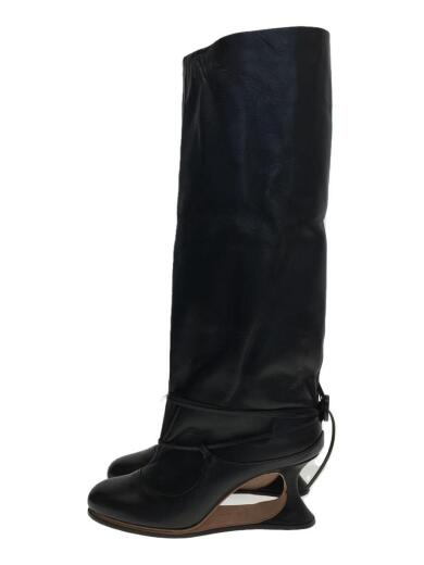 ロングブーツ/38/BLK