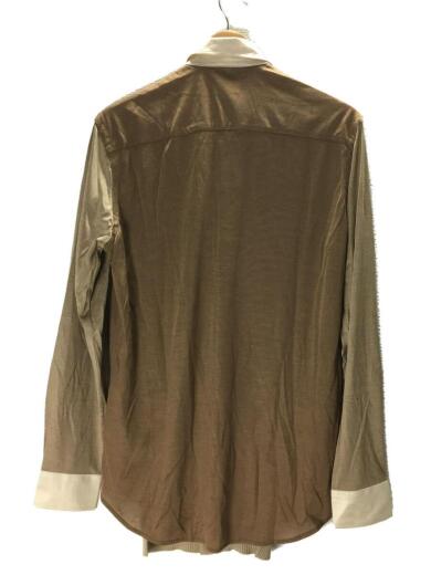 画像：BURBERRYバーバリー/シルクニット長袖シャツ/38サイズ/ウォームキャメル/45580502