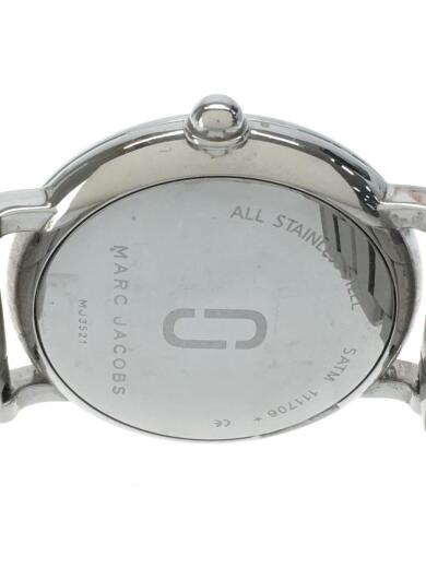 画像：MARC JACOBSクォーツ腕時計/アナログ/ステンレス/WHT/SLV/MJ3521//バーインデックス ROXY ロキシー3