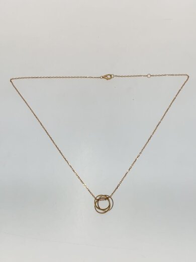 商品画像：3連/トリニティネックレス/Au750/GLD/トップ有/レディース 2