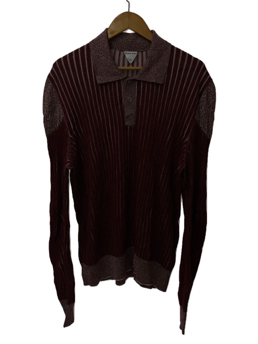 BOTTEGA VENETA / ハーフボタン コットンニットポロ/薄手/XL/コットン/BRD/728349 V2LV0
