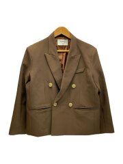 テーラードジャケット/XS/ポリエステル/BRW