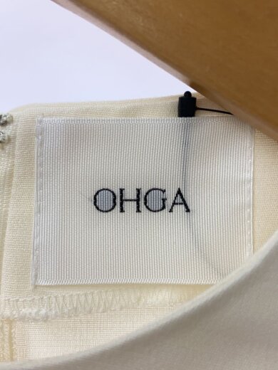 画像：OHGA長袖ブラウス/FREE/ポリエステル/BEG/OHGA-11023