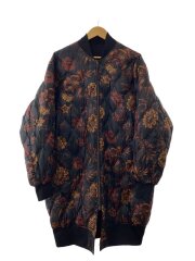 ×TAION/23AW/FLORAL PATTERN QUILTED DOWN/3/RED/UU-Y01-921