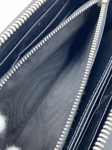 商品画像：サフィアーノ/クロコ切替/長財布/レザー/BLK/レディース 5