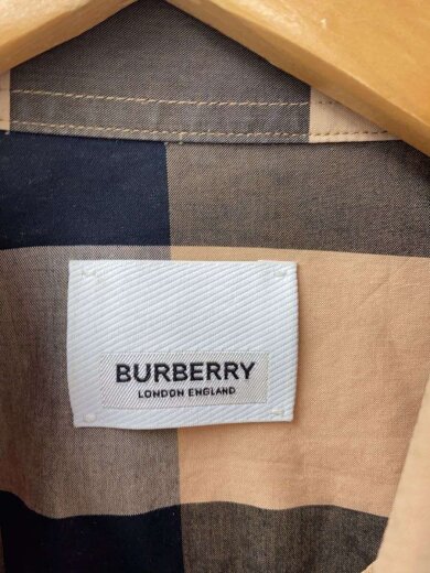 商品画像：20AW/LOGO PRINT PATCHWORK CHECK長袖シャツ/M/コットン/CML/チェック/80331 3