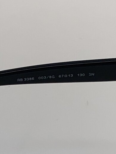 商品画像：RB3386 003 8G/67□13 130/サングラス/メタル/SLV/BLK/RB3386 5