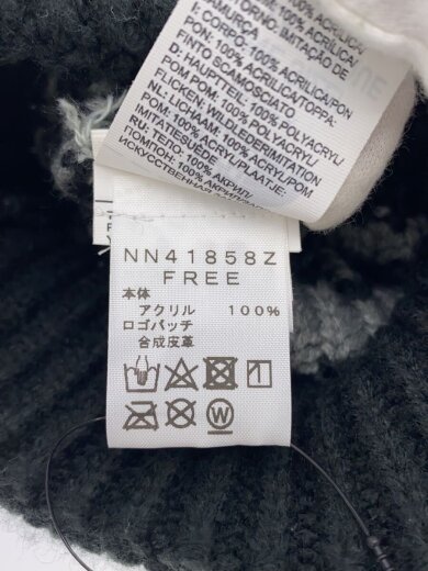 商品画像：ニットキャップ/FREE/アクリル/BLK/NN41858Z 5
