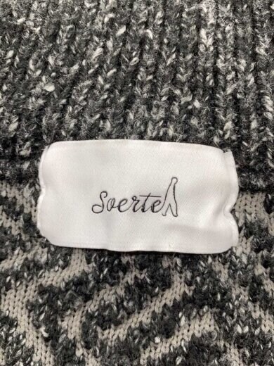 商品画像：Oversize Jacquard Drivers/ドライバーズニット/1/GRY/SOTOY1023003 3