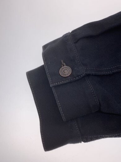 商品画像：22AW/DENIM FOODIE PULL-OVER PARKER/ダメージ、USED加工/3/BLK 5