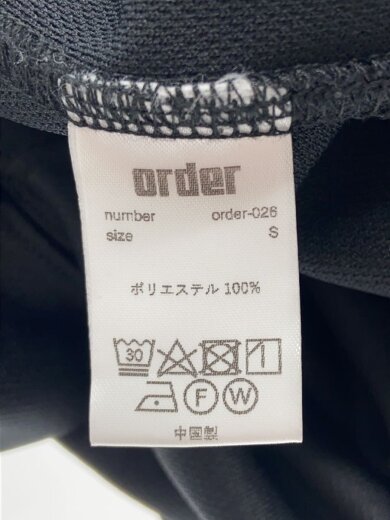 商品画像：O OFFICIAL/ORDER/トラックジャケット/S/ポリエステル/BLK/order-026 4