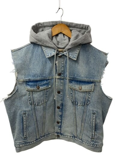 商品画像：22SS/Hollywood Babylon Denim Hoodie Vest/ベスト/52/デニム/IDG// 1