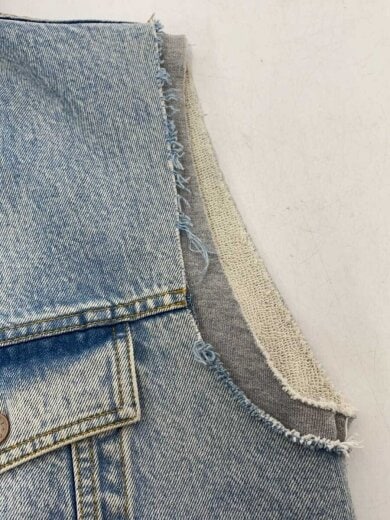 商品画像：22SS/Hollywood Babylon Denim Hoodie Vest/ベスト/52/デニム/IDG// 7