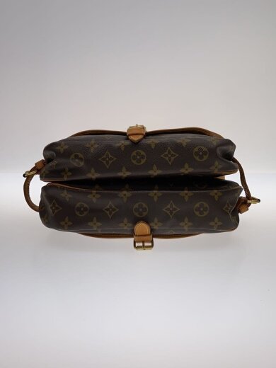 商品画像：1)ソミュール30_モノグラム・キャンバス/PVC/BRW 4