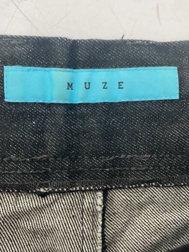 商品画像：CIRCUIT WIDE DENIM TROUSERS/リメイク/1/デニム/BLK/M22W-TPT01// 4