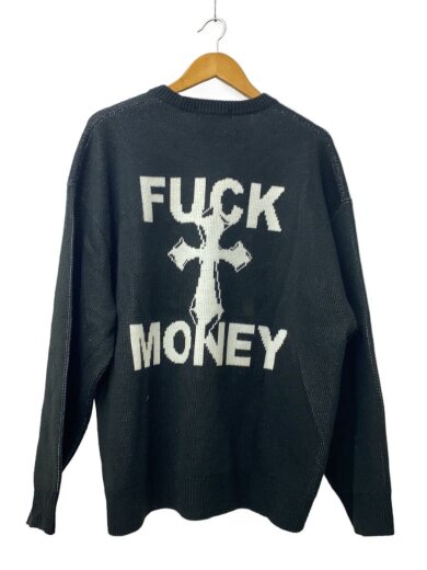商品画像：24AW/FUCK MONEY SWEATER/ニット・セーター(厚手)/XL/アクリル/BLK 2