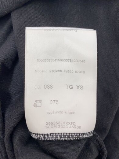 商品画像：Tシャツ/XS/コットン/BLK/G10938C78310 4