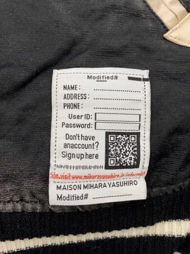 商品画像：Maison MIHARA YASUHIRO/SOUVENIR JACKET/3/コットン/GRY 4