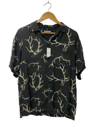 商品画像：HORN R-SHIRT.SS/アロハシャツ/S/レーヨン/KHK/221TSNH-SHM06/若干毛羽立ち// 1
