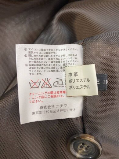 商品画像：コート/L/羊革/BRW 5