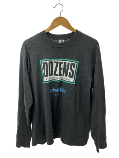 商品画像：FRAME DOZENS L/STEE長袖Tシャツ/L/コットン/GRY/26RTC-0302 1