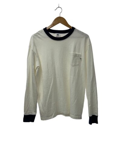 商品画像：TRIM　L/S TEE長袖Tシャツ/L/コットン/WHT/24RTC-0303 1