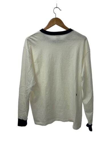 商品画像：TRIM　L/S TEE長袖Tシャツ/L/コットン/WHT/24RTC-0303 2