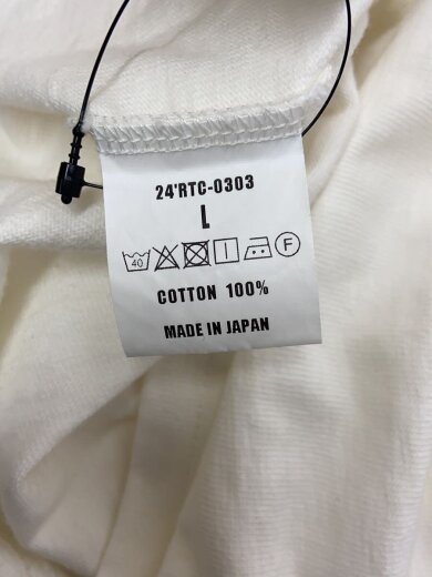 商品画像：TRIM　L/S TEE長袖Tシャツ/L/コットン/WHT/24RTC-0303 4