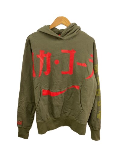 商品画像：パーカー/L/コットン/KHK/プリント/COCA-COLA KATAKANA LOGO HOODI 1