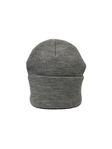 画像：Supremeニットキャップ/--/ウール/GRY/無地/メンズ/18SS Rubber Patch Beanie2