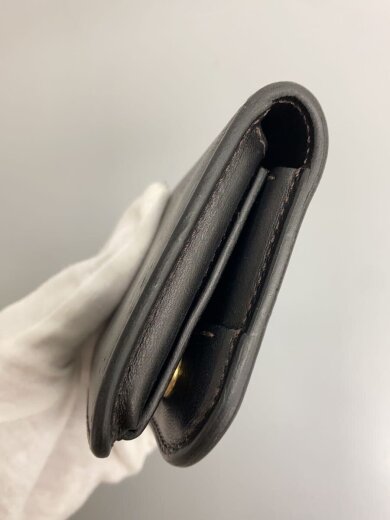 商品画像：2つ折り財布/レザー/BLK/メンズ// 9