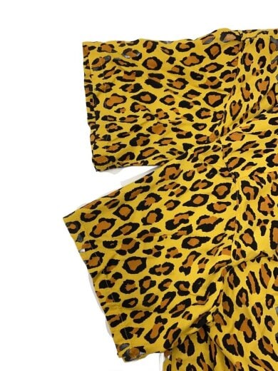 商品画像：半袖シャツ/M/レーヨン/YLW/レオパード 5