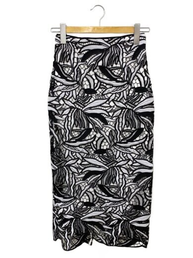 商品画像：ロングスカート/1/ポリエステル/BLK/総柄/fwfs242002 1